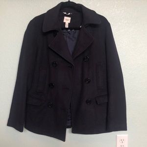 LANDS’ END Sailor Pea Coat